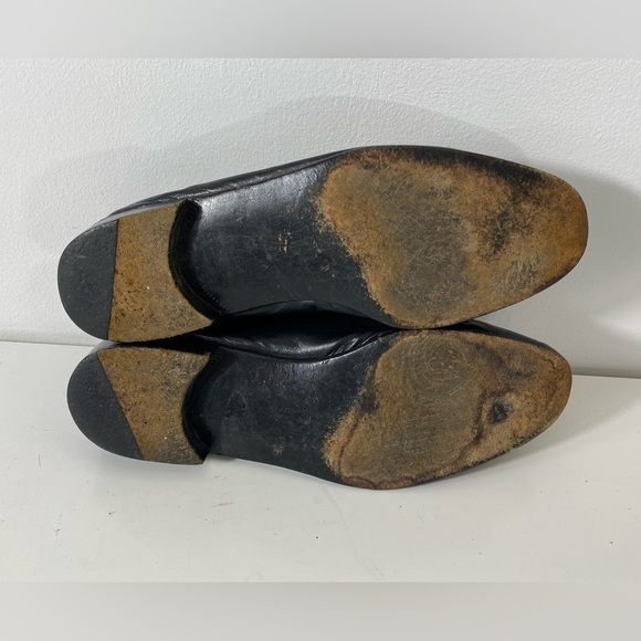Moreschi Made in Italy Black Leather Loafer Mens Dress Shoes Size 7.5 - Picture 10 of 10